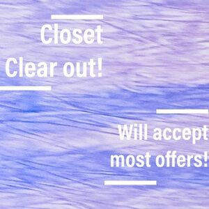 Makes me an offer when you see something amazing! 🤩 I’ll accept most offers 💚